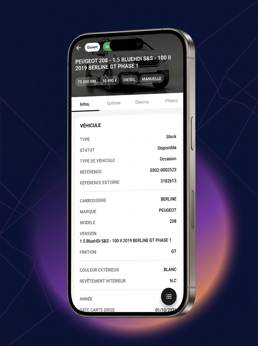 Spider VO mobile — Fiche dossier